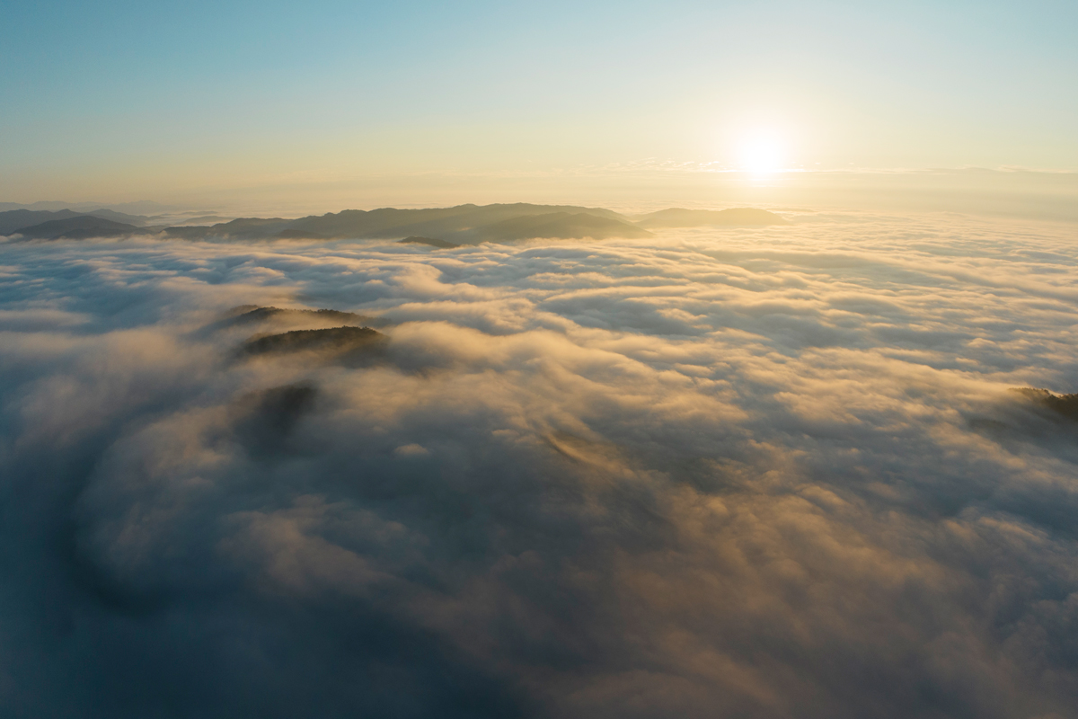 写真:伴蔵山自然回帰高原の雲海