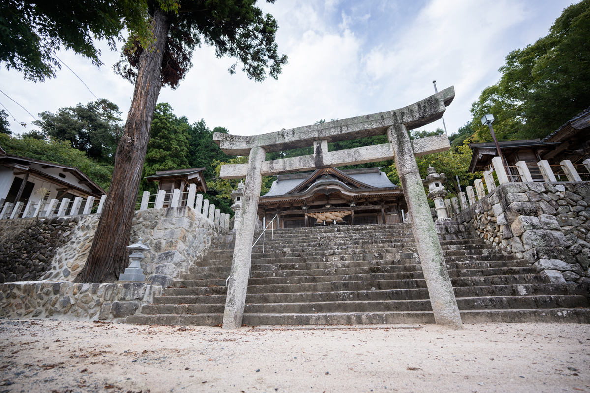 写真：中野賀茂神社鳥居